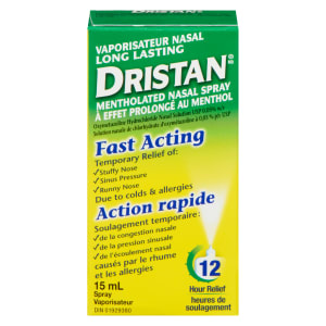 Dristan Long Lasting Mentholated Nasal Spray Fast Acting 15 ml