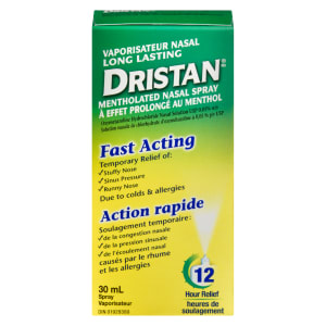 Dristan Long Lasting Mentholated Nasal Spray Fast Acting 30 ml