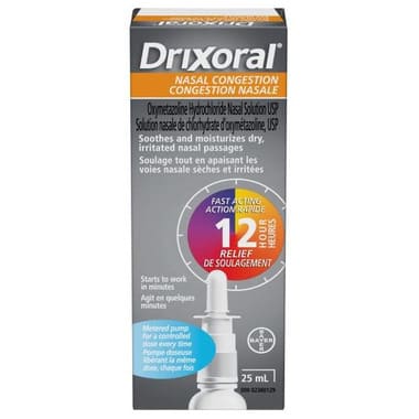 Drixoral Metered Pump Decongestant Nasal Spray - MedaKi