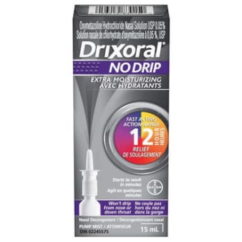 Drixoral No Drip Extra Moisturizing Decongestant Nasal Spray