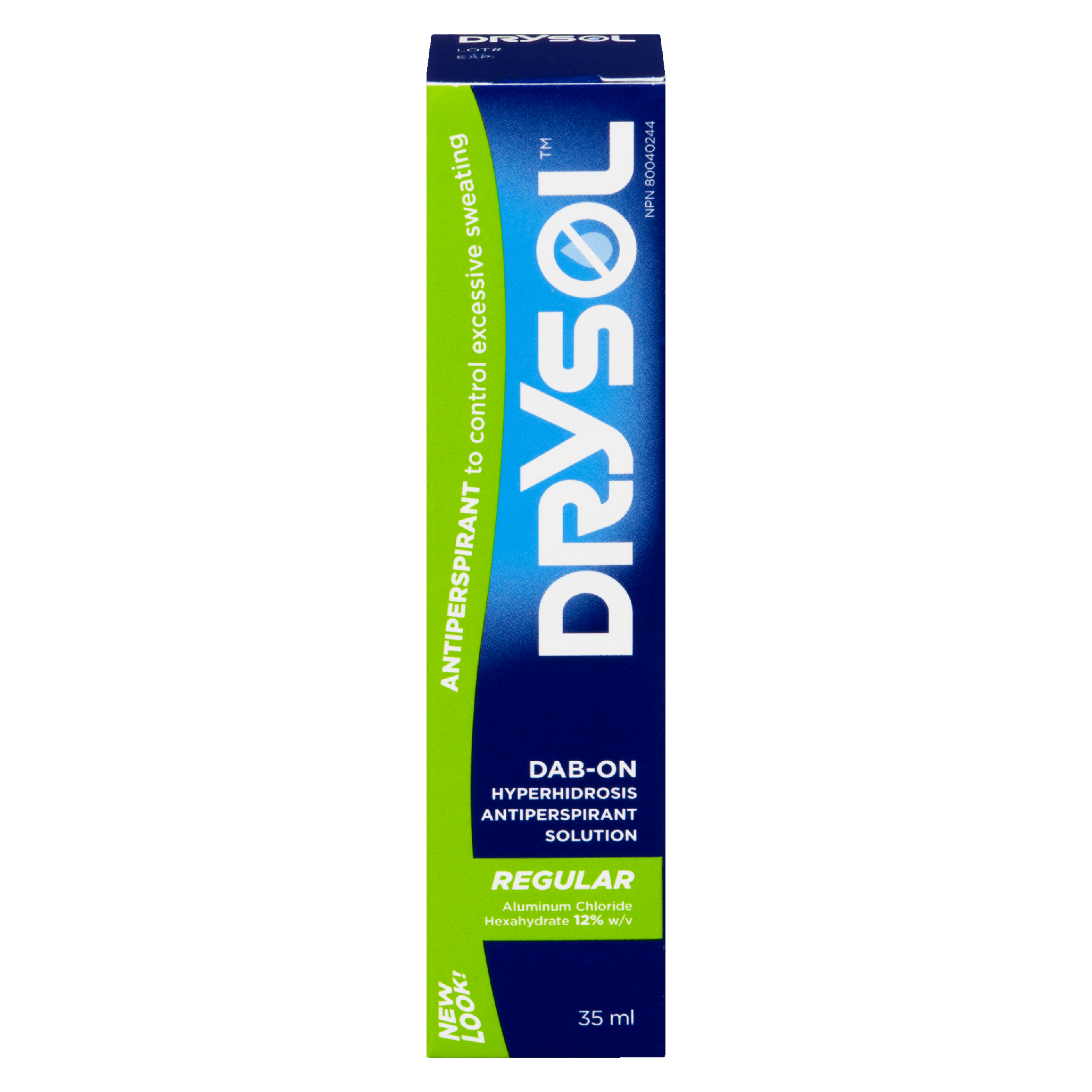 Drysol Regular Dab-On Hyperhidrosis Antiperspirant Solution 35 ml