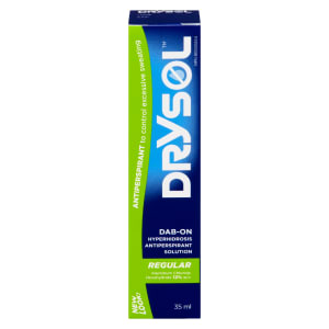 Drysol Regular Dab-On Hyperhidrosis Antiperspirant Solution 35 ml