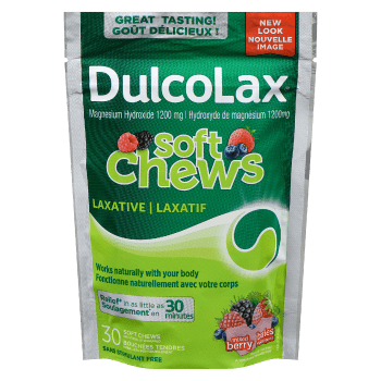 Dulcolax Laxative Mixed Berry 30 Soft Chews Individually Wrapped