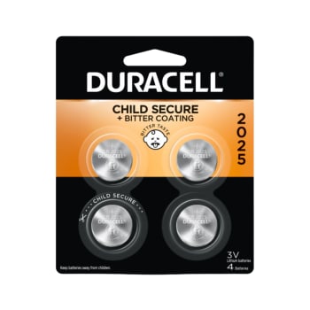 Duracell 2025 Lithium Coin Battery (4 Count)
