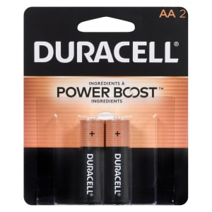 Duracell Alkaline Batteries AA 2