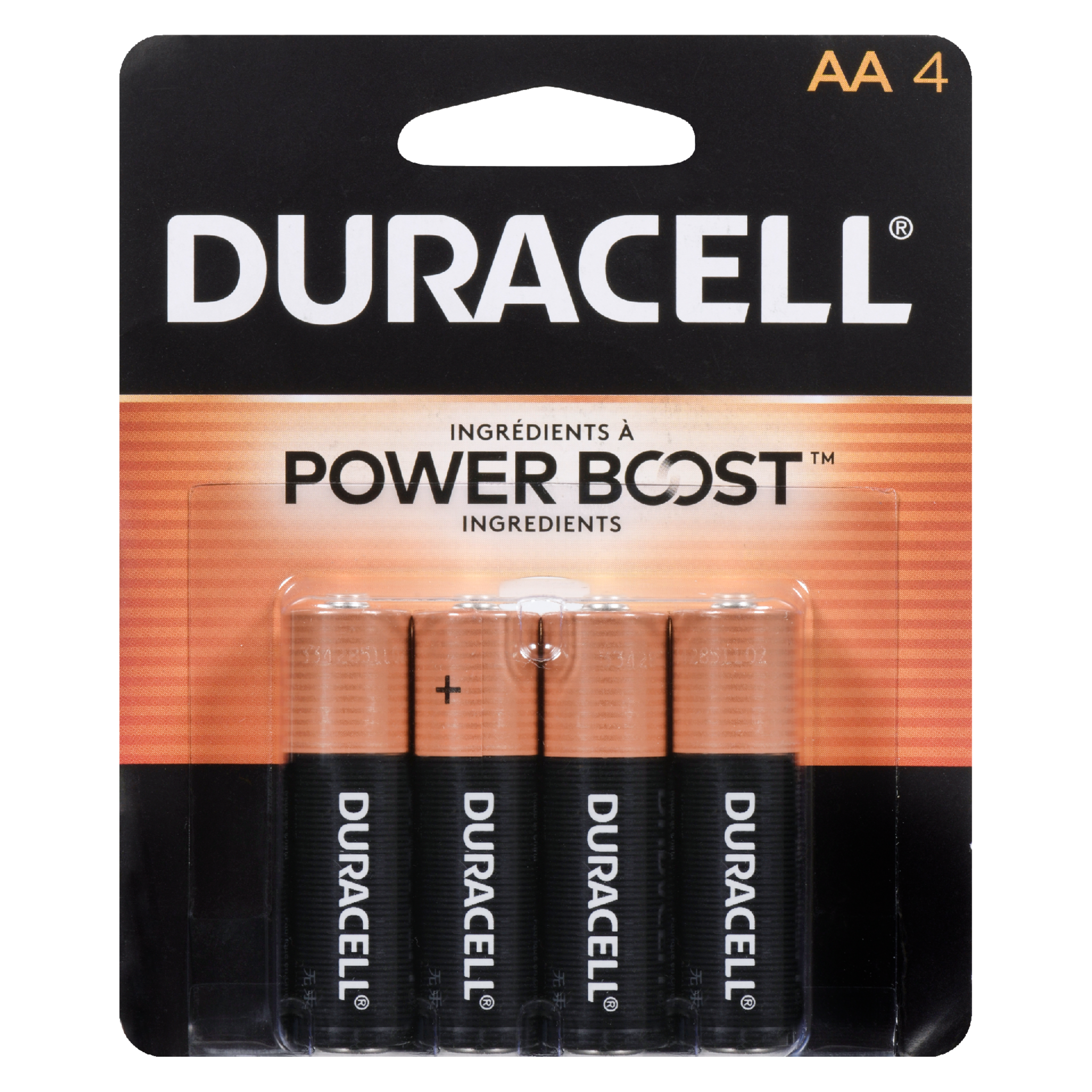 Duracell Alkaline Batteries AA 4