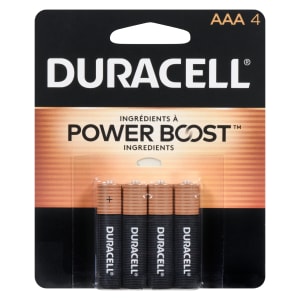 Duracell Alkaline Batteries AAA 4