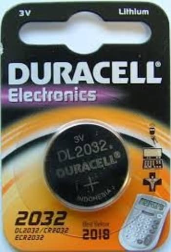 Duracell Battery Cr2032