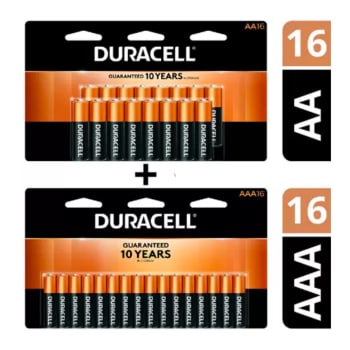 Duracell Coppertop AA Alkaline Batteries (16 Count)