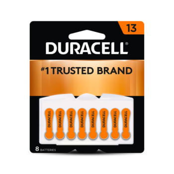 Duracell EasyTab Hearing Aid Batteries (Size 13, 8 Count)