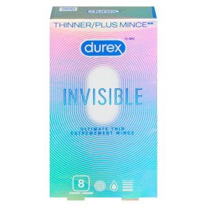 Durex Invisible Ultimate Thin 8 Condoms