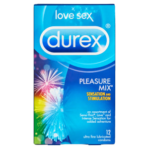 Durex Love Sex Pleasure Mix 12 Ultra Fine Lubricated Condoms