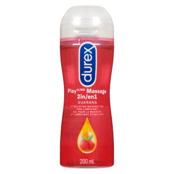Durex Play Massage 2 in 1 Stimulating Massage Gel and Lubricant Guarana 200 ml