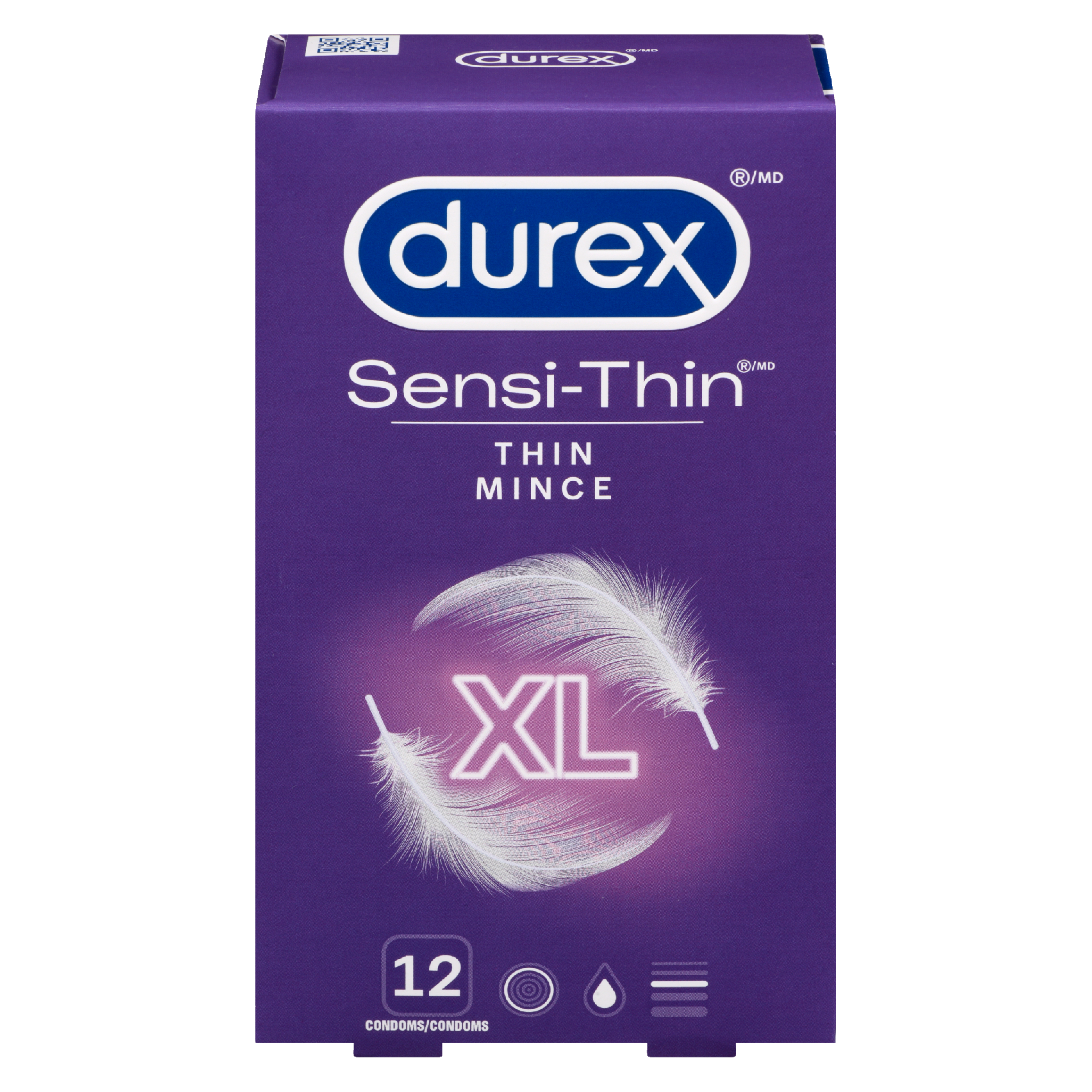 Durex Sensi-Thin Condoms Thin XL 12 Condoms