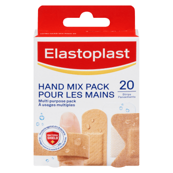 Elastoplast Hand Mix Pack Multi Purpose Pack 20 Strips