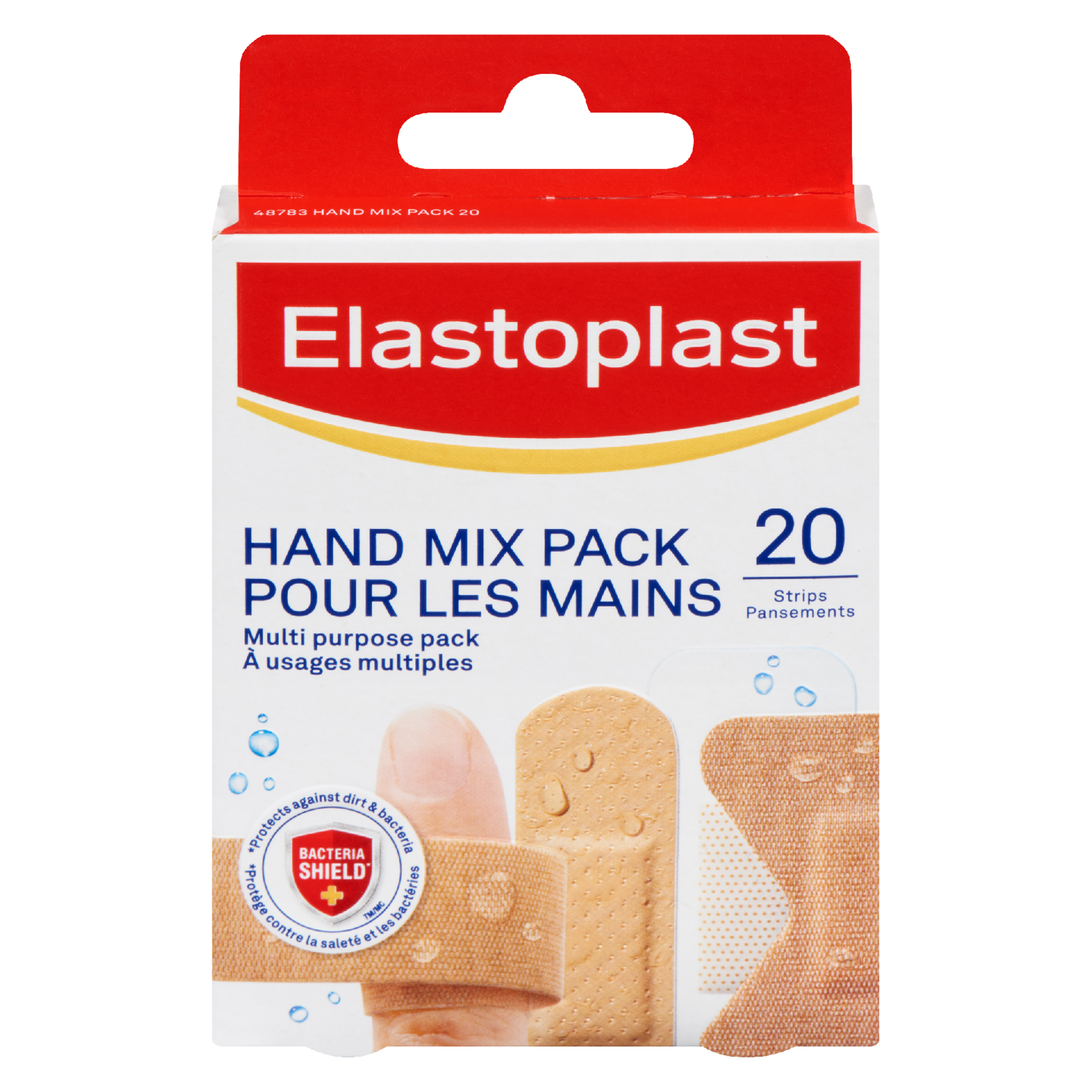 Elastoplast Hand Mix Pack Multi Purpose Pack 20 Strips