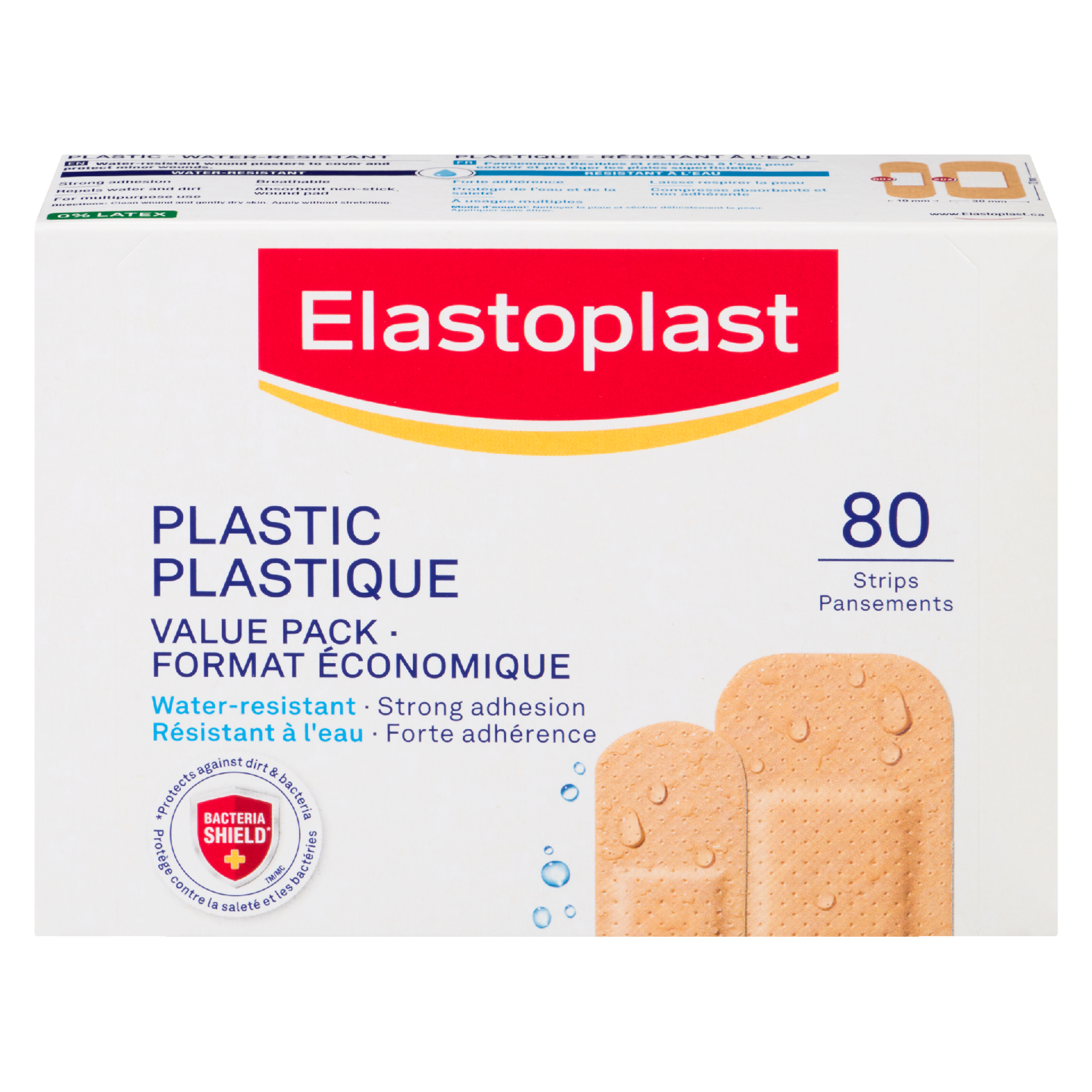 Elastoplast Plastic Value Pack 80 Strips