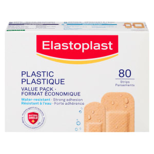 Elastoplast Plastic Value Pack 80 Strips