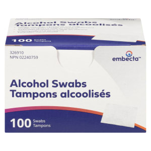 Embecta Alcohol Swabs 100 Swabs