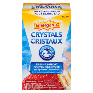 Emergen-C Crystals Vitamin & Mineral Supplement Strawberry 24 Packets