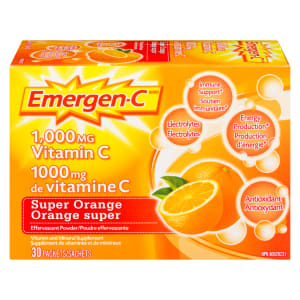 Emergen-C Effervescent Powder Super Orange 30 Packets