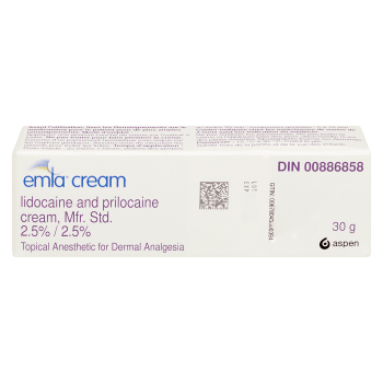 Emla Lidocaine and Prilocaine Cream, Mfr. Std 2.5% 30 g