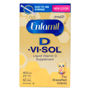 Enfamil D-Vi-Sol Liquid Vitamin D Supplement for Breastfed Infants 50 ml