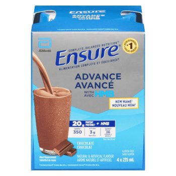 Ensure Advance Meal Replacement Chocolate 4 x 235 ml