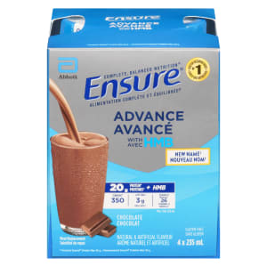 Ensure Advance Meal Replacement Chocolate 4 x 235 ml