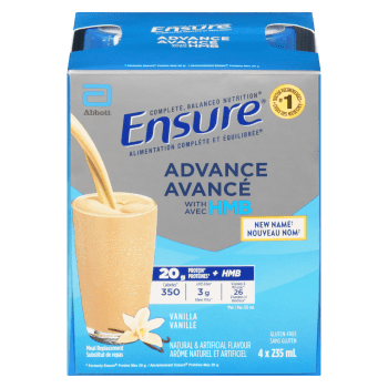 Ensure Advance Meal Replacement Vanilla 4 x 235 ml