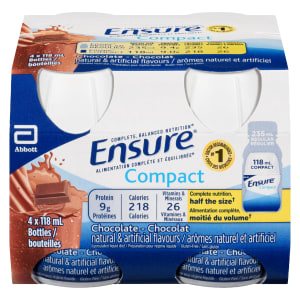 Ensure Compact Formulated Liquid Diet Chocolate 4 Bottles x 118 ml