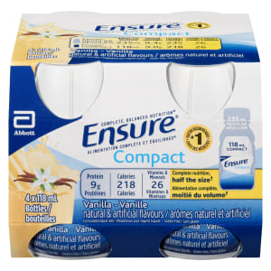 Ensure Compact Formulated Liquid Diet Vanilla 4 Bottles x 118 ml