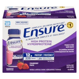 Ensure High Protein Meal Replacement Strawberry 6 x 235 ml