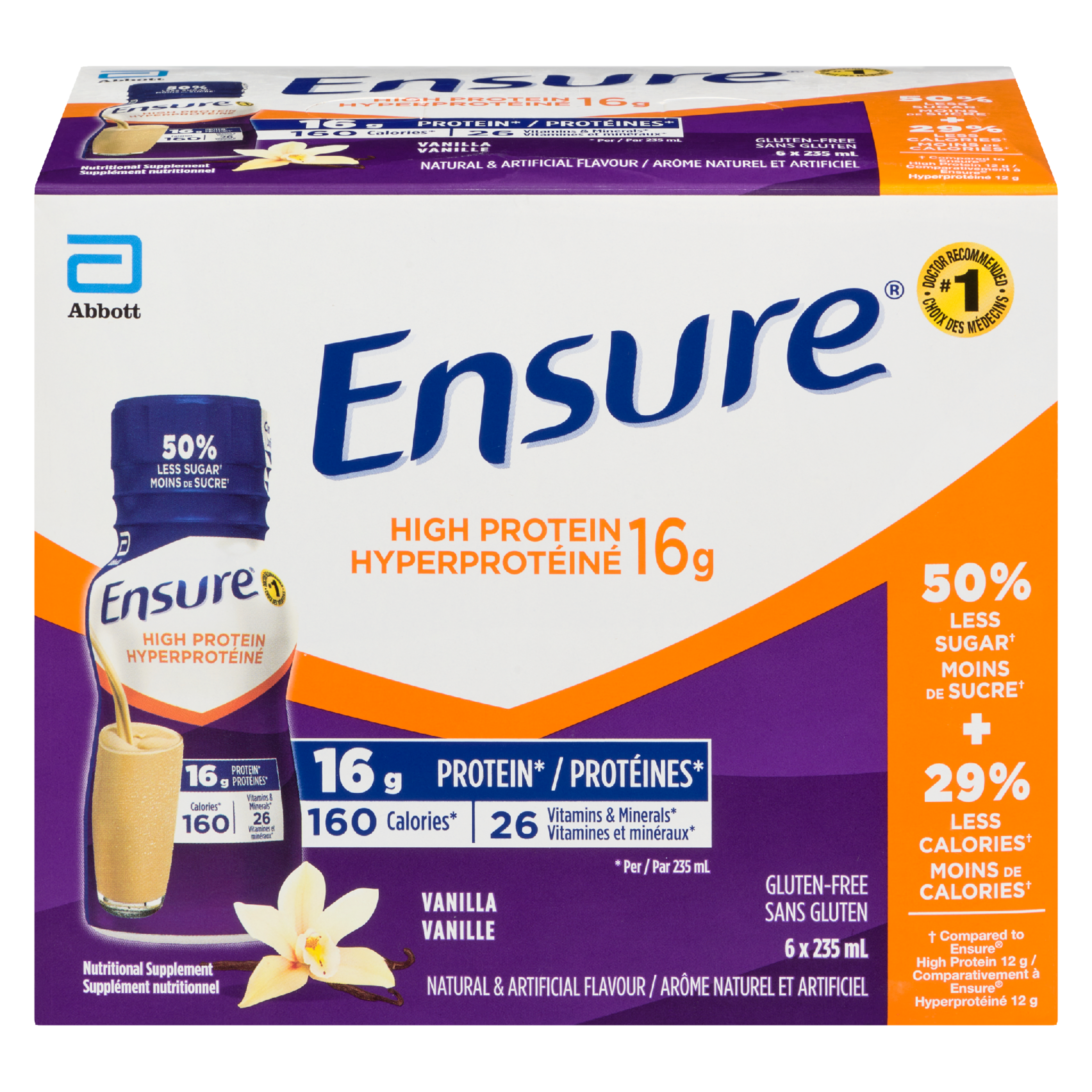 Ensure Nutritional Supplement Vanilla 6 x 235 ml