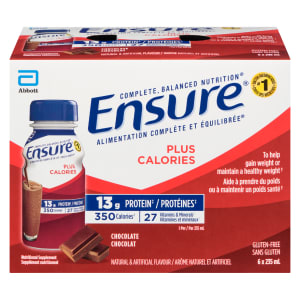 Ensure Plus Calories Nutritional Supplement Chocolate 6 x 235 ml