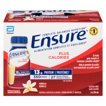 Ensure Plus Calories Nutritional Supplement Vanilla 6 x 235 ml