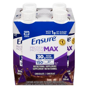 Ensure Protein Max Nutritional Supplement Chocolate 4 x 330 ml