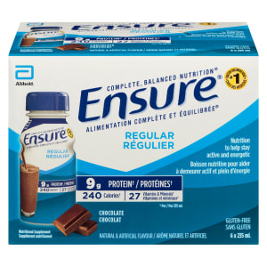 Ensure Regular Nutritional Supplement Chocolate 6 x 235 ml