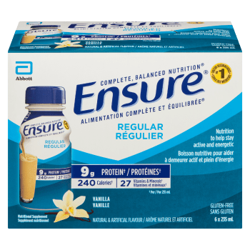 Ensure Regular Nutritional Supplement Vanilla 6 x 235 ml