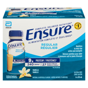 Ensure Regular Nutritional Supplement Vanilla 6 x 235 ml