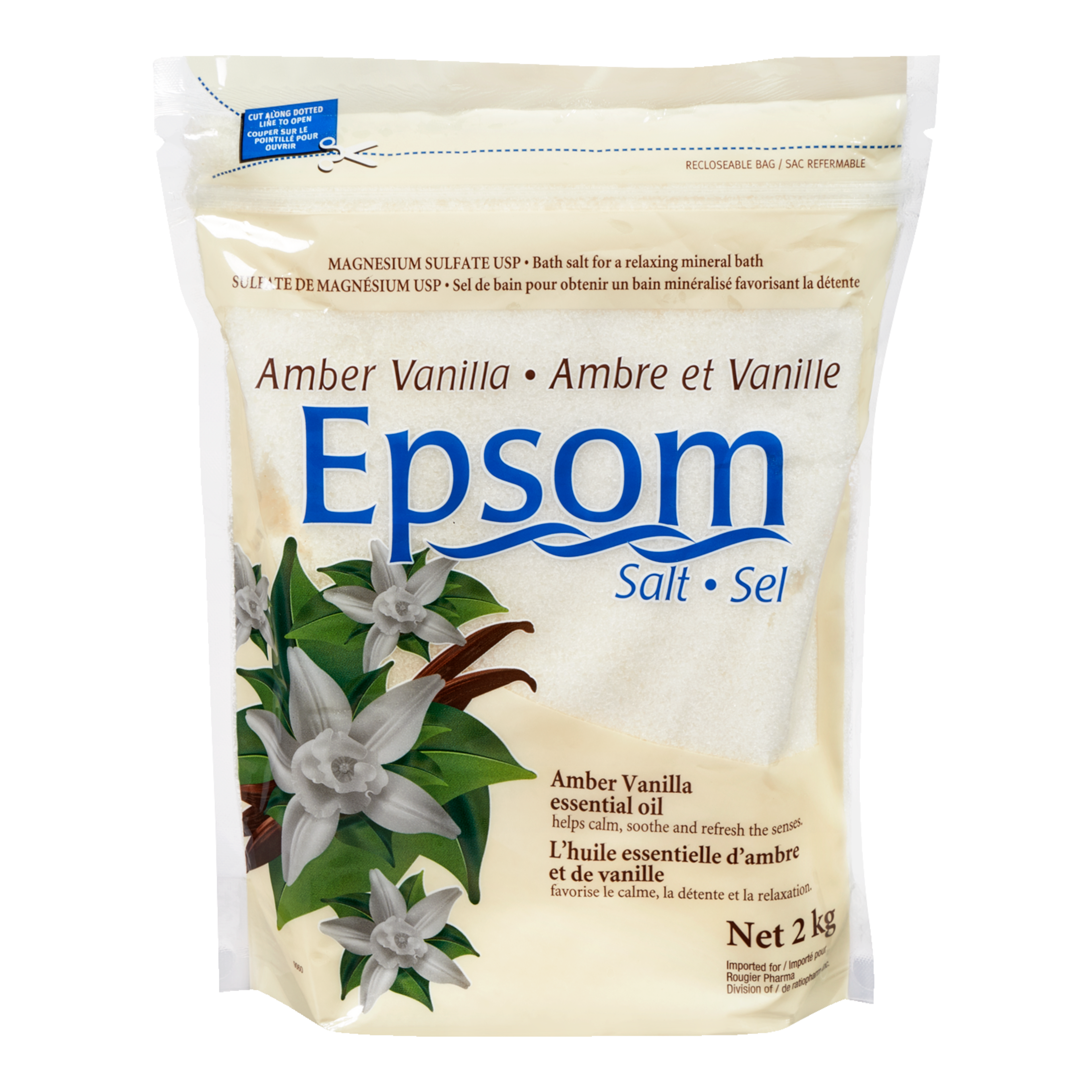 Epsom Salt Amber Vanilla 2 kg