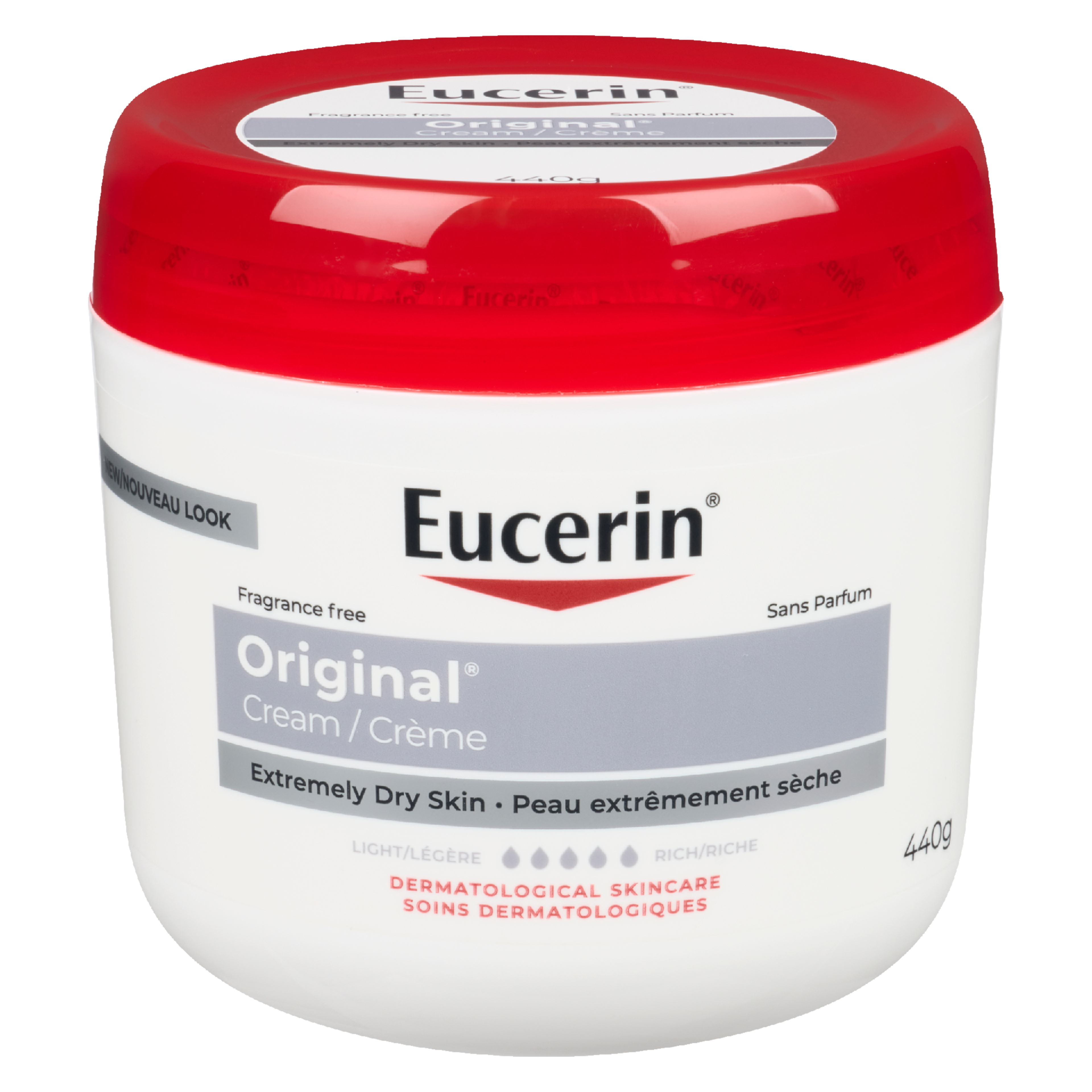 Eucerin Original Cream Dry, Sensitive Skin 440 g