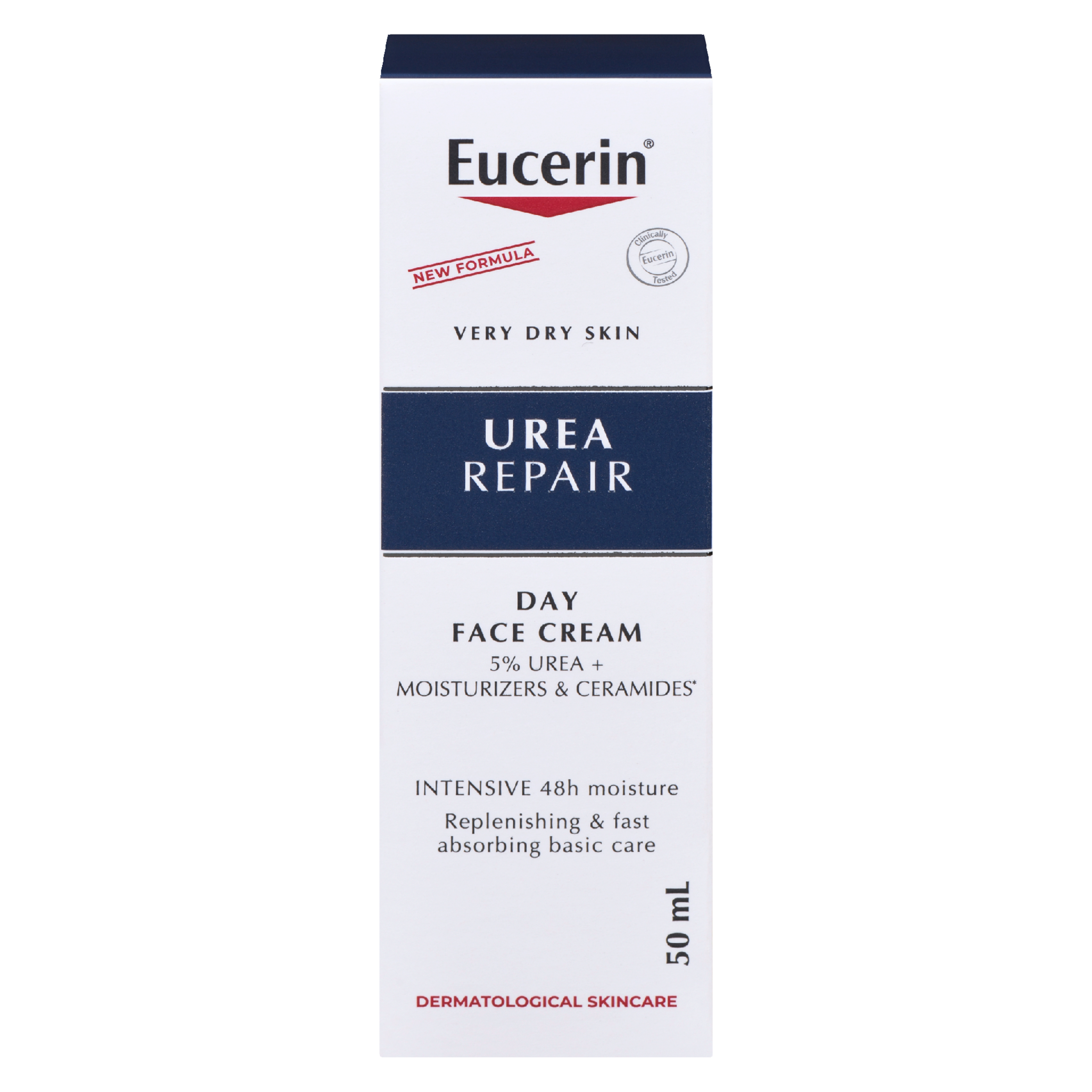 Eucerin Urea Repair Day Face Cream 5% Urea + Moisturizers & Ceramides 50 ml
