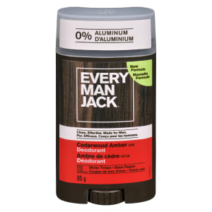 Every Man Jack Deodorant Cedarwood Amber Scent 85 g
