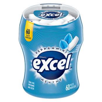 Excel Sugar-Free Gum Peppermint 60 Pieces