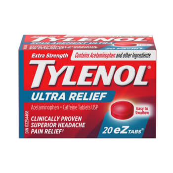 Tylenol Ultra Relief Extra Strength 20 eZtabs
