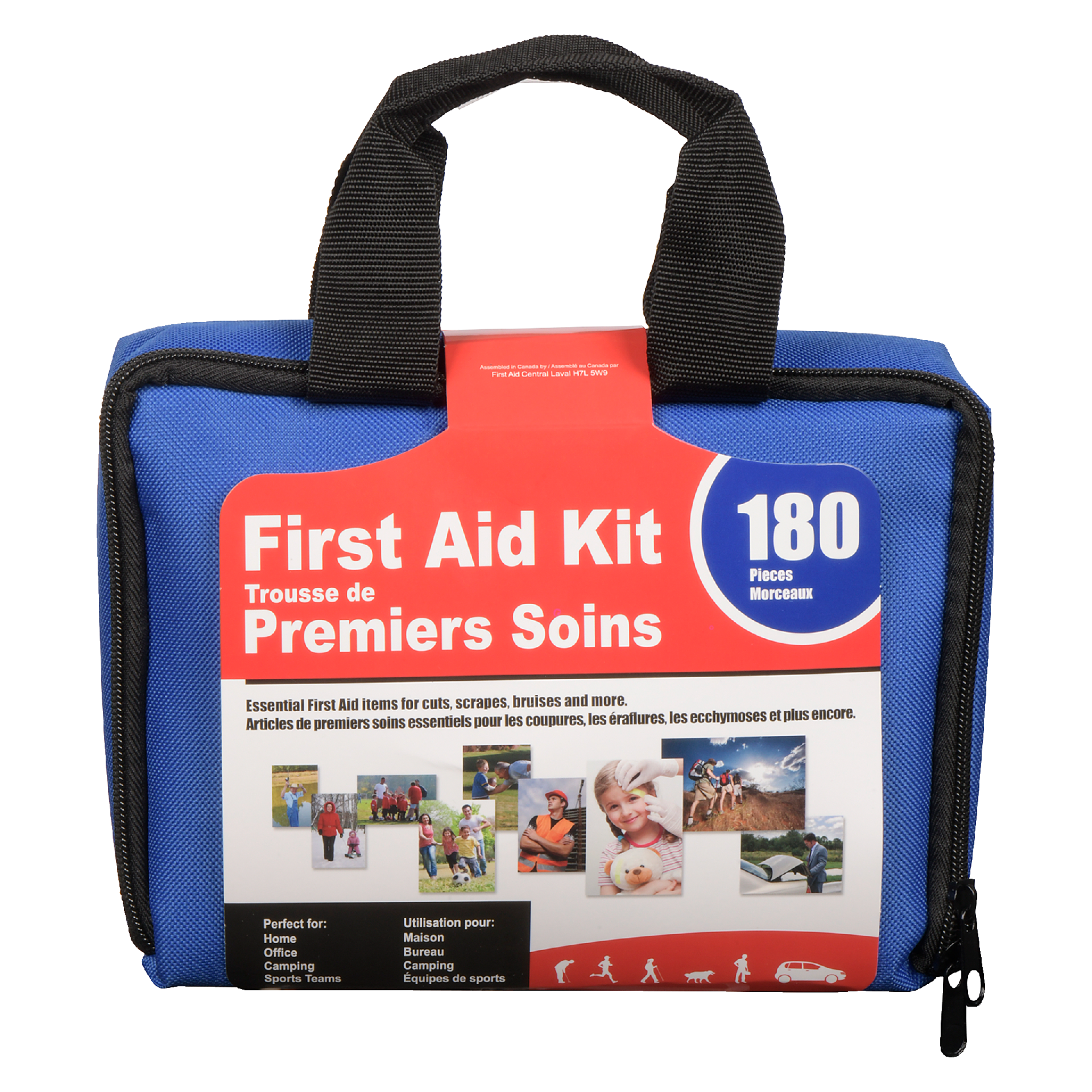 First Aid Central First Aid Kit 180 Pieces
