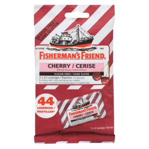 Fisherman's Friend Cherry Sugar Free Lozenges 2 x 22 Lozenges (44 Lozenges)
