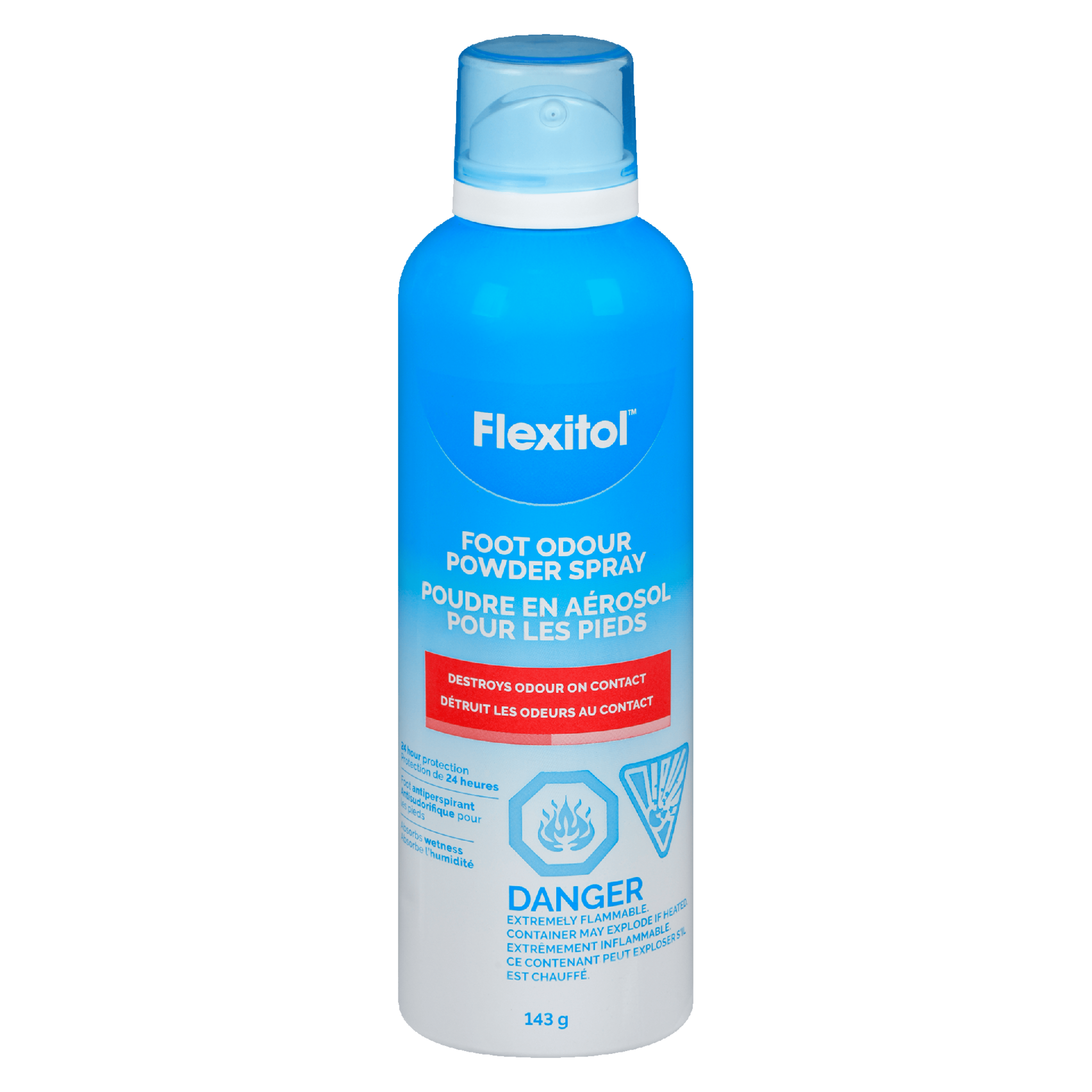 Flexitol Foot Odour Powder Spray 143 g