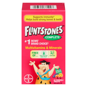 Flintstones Multivitamins & Minerals Complete 80 Chewable Tablets